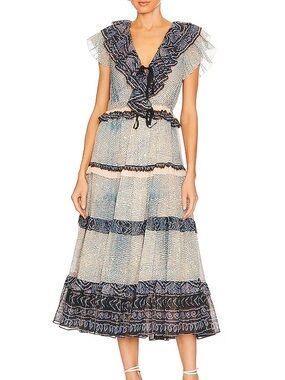 Ulla Johnson Arisa Dress in Moonstone 4
